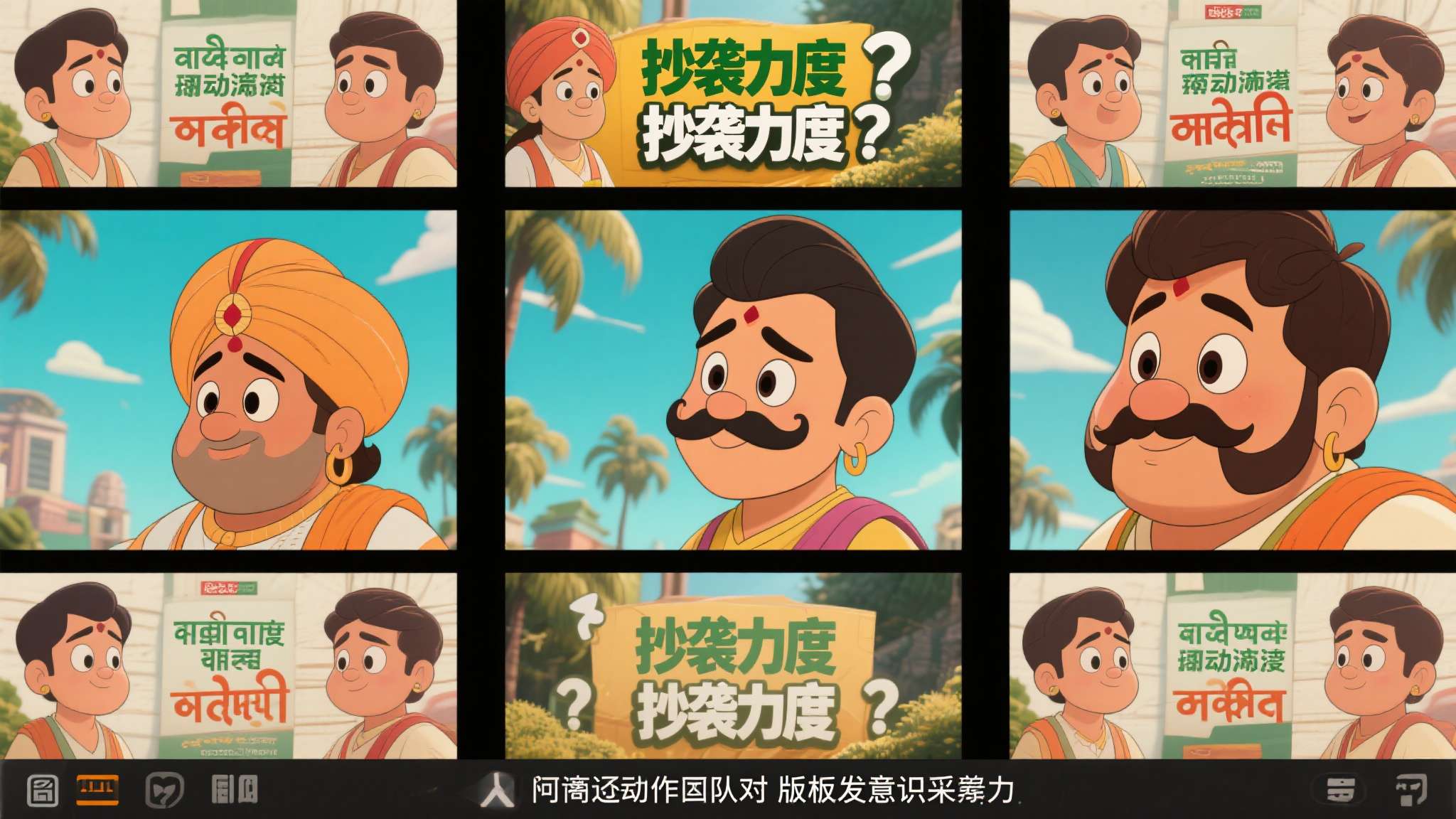 印度卡通直接硬抄《复仇者联盟》战斗分镜 遭网友调侃 相比之下,此次印度卡通事件的"抄袭力度"更为直接,连镜头运动节奏都未作调整,显示